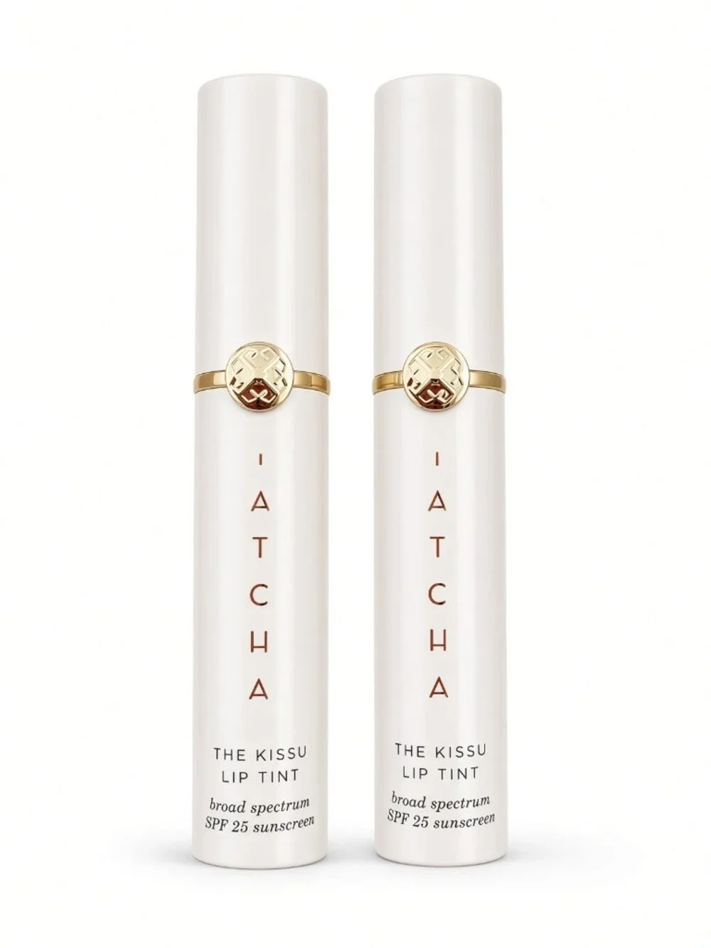 Tatcha 2-Pc Lot The Kissu Lip Tint SPF 25 Midnight Lily Full Size